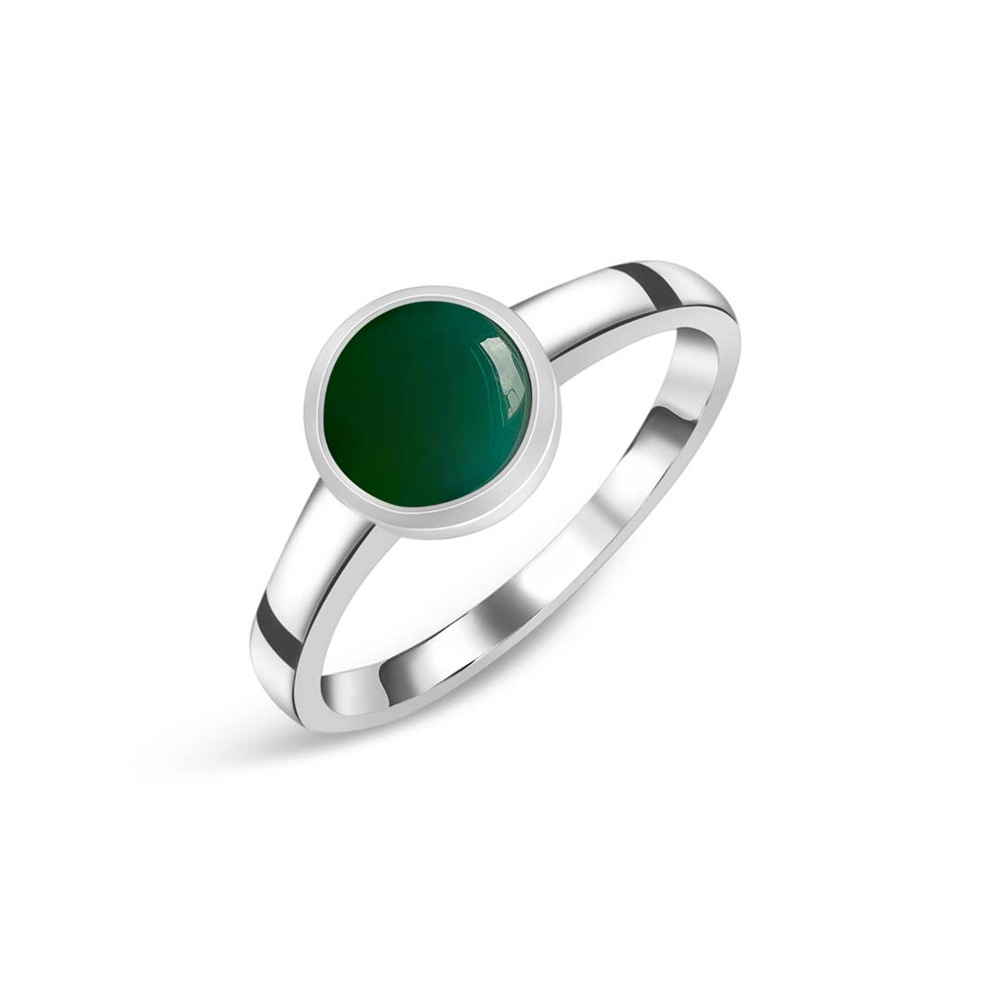 Green Onyx Ring-(GRO-SR-1821.)